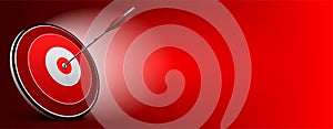 Target and Arrow, Vector Business Background