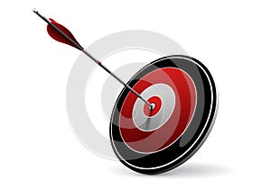 Target and Arrow, Vector Business Icon