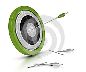 Target and arrows concept