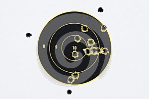 Target With Bullet Holes