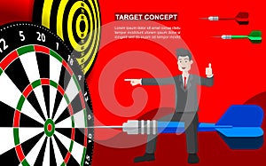 Target dart template for business goal