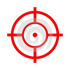 Target destination red icon