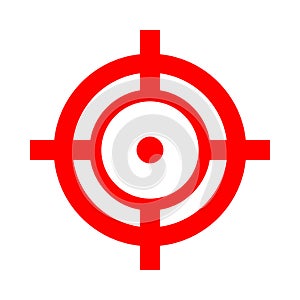 Target destination red icon