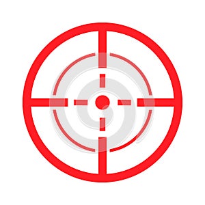 Target destination red icon