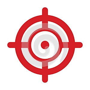 Target destination red icon