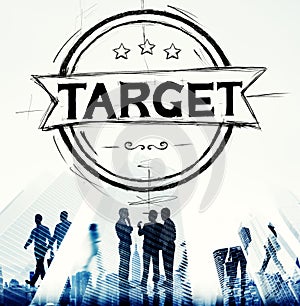 Target Goal Aims Objective Concept photo