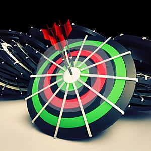 Target Goal Shows Excellence In Business