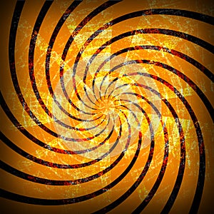 Target on grunge orange texture