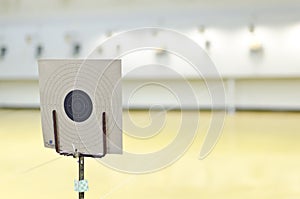 Target of gun shooting