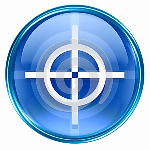 Target icon blue