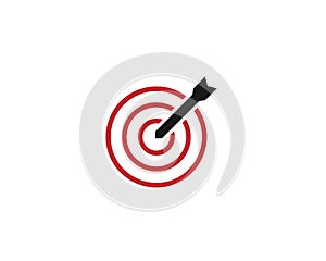 Target icon goal logo concept mission icon achievement symbol