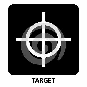 Target icon illustration