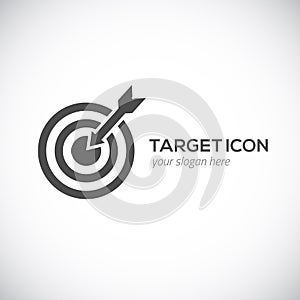 Target icon. Logo concept.