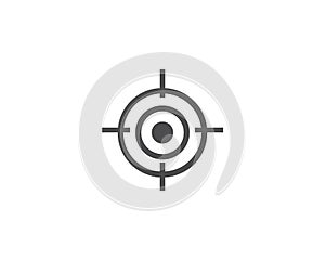 Target icon vector