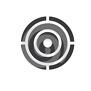 target icon vector concept design template