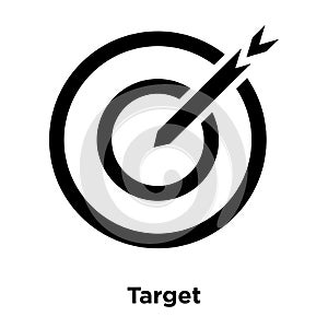 Target icon vector isolated on white background, logo concept of