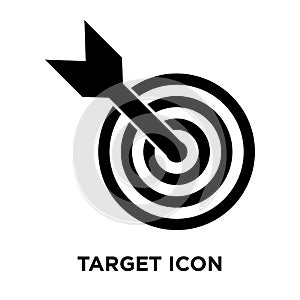 Target icon vector isolated on white background, logo concept of