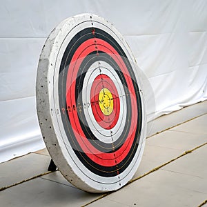 Target isolated on white background