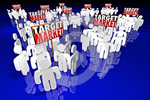 Target Market People Customers Clients Prospects photo