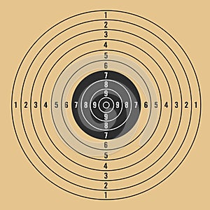 Target vector illustration photo