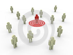 Targeting customers and buyers photo