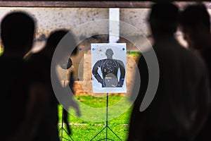 Targets shoot the gun