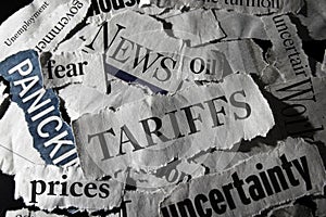 Tariff news headlines