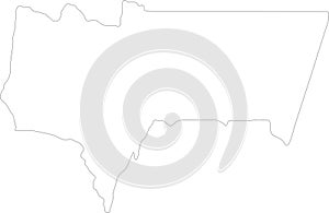Tarija Bolivia outline map photo