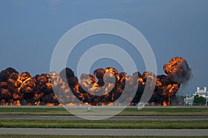 Tarmac Pyrotechnics at Oshkosh Airshow