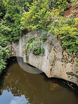 Tarn of Megyer-hegy near Sarospatak, Hungary