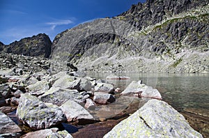 Tarn in mountains