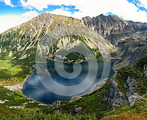 Tarn in polish Tatra mountains