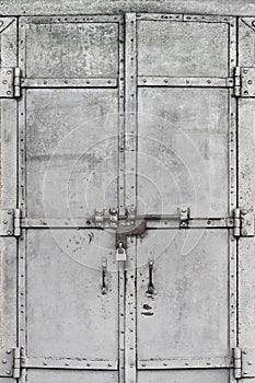 Tarnished Metal Door