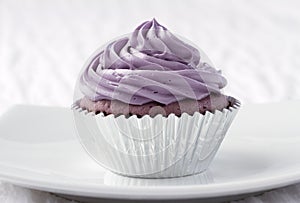 Taro cupcake