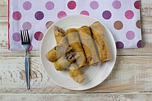 Taro fried spring roll