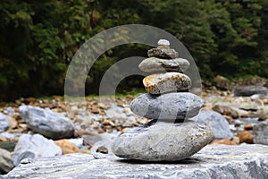 Taroko Gorge National Park trail in Taiwan