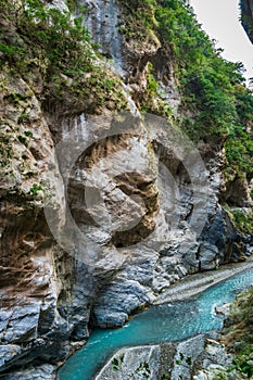 Taroko national park canyon landscape in Hualien, Taiwan.