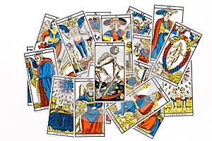 Tarot card death draw