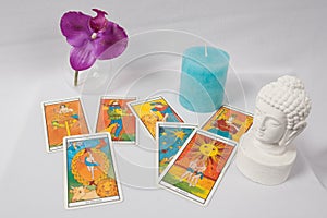 Tarot card of divination