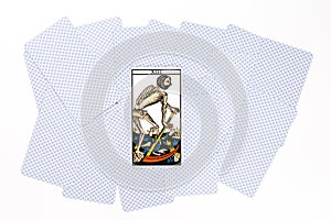 Tarot card fortune draw