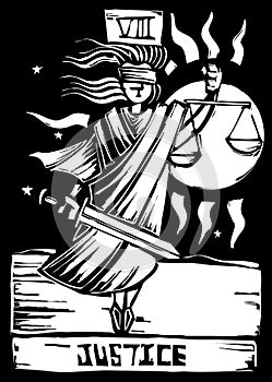 Tarot Card Justice