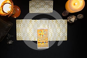Tarot card of the sun