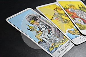 Tarot Cards Divination Occult Magic. Guidance, purposes. Clarity, soul.