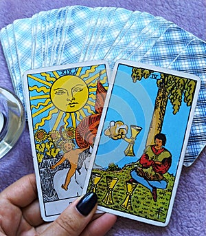 The Sun Tarot Card Life energy vitality joy enlightenment warmth manifestation happiness