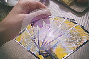 Tarot cards and dowsing