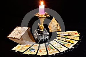 Tarot cards Egyptian.