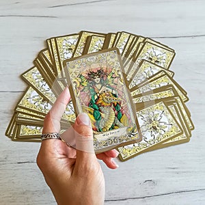 Tarot cards. Esoteric. Divination.