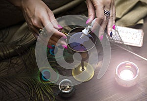 Magic potion. Witchcraft. Magic qure. Shaman.