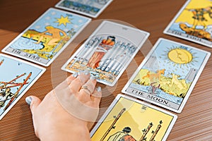 Tarot cards mystical