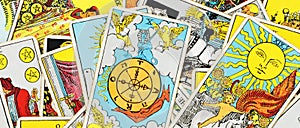 The Tarot cards predict future fortunes